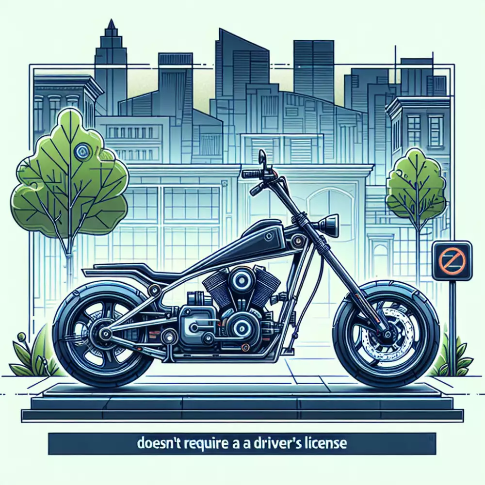 Elektro Chopper Bez Řidičáku