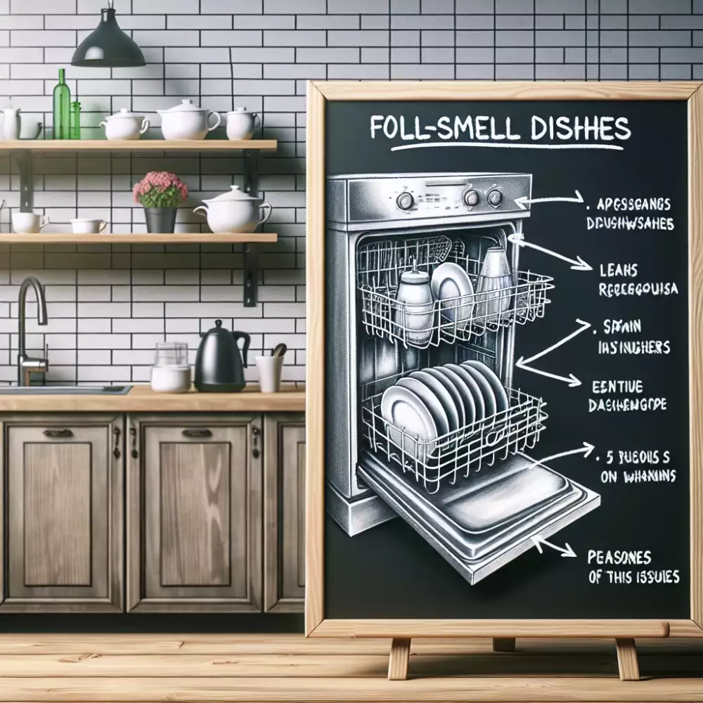 nádobí z myčky zapáchá